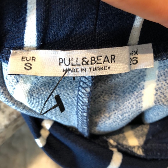 Blue/white wide-leg pants - Picture 4 of 4